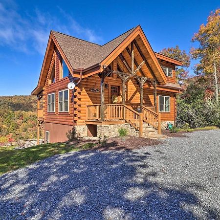 Hilltop Cabin On 5 Acres With Hot Tub And Waterfall! Брайсон-Сіті Екстер'єр фото